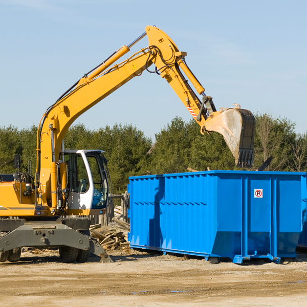 what size residential dumpster rentals are available in Center Harbor NH